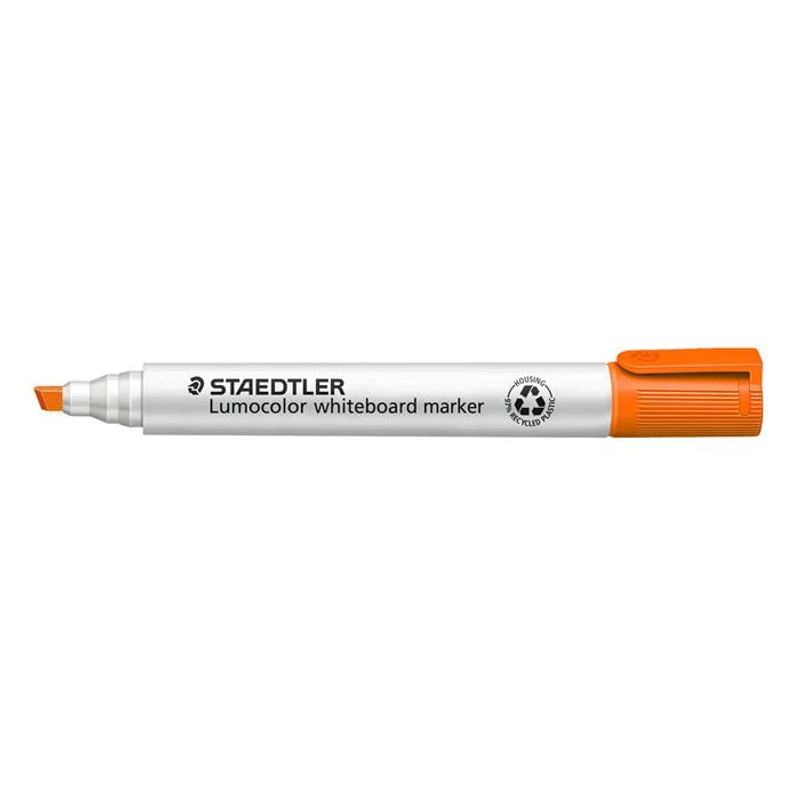 Táblamarker, 2-5 mm, vágott, STAEDTLER "Lumocolor® 351 B", narancssárga