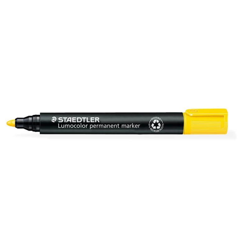 Alkoholos marker, 2 mm, kúpos, STAEDTLER "Lumocolor® 352", sárga