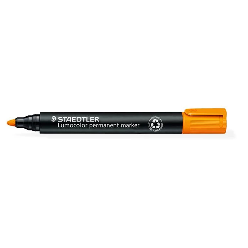 Alkoholos marker, 2 mm, kúpos, STAEDTLER "Lumocolor® 352", narancssárga