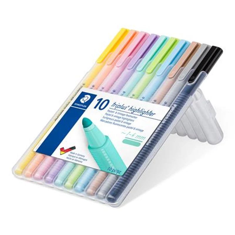 Szövegkiemelő készlet, 1-4 mm, STAEDTLER "362 C", 10 különböző szín,Szövegkiemelő készlet, 1-4 mm, STAEDTLER "362 C", 10 különböző szín,Szövegkiemelő készlet, 1-4 mm, STAEDTLER "362 C", 10 különböző szín,Szövegkiemelő készlet, 1-4 mm, STAEDTLER "362 C", 10 különböző szín