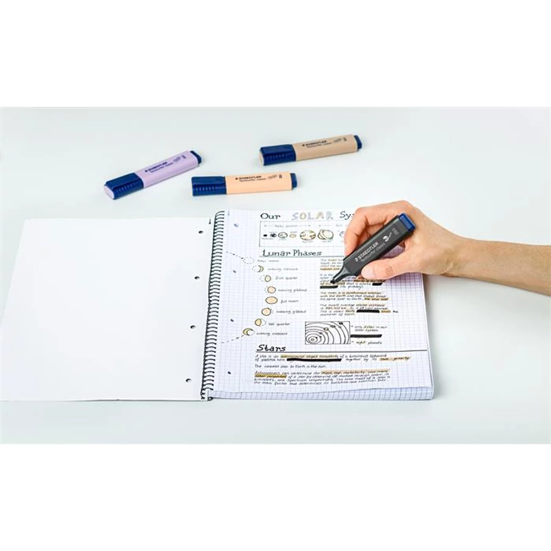 Szövegkiemelő készlet, 1-5 mm, STAEDTLER "Textsurfer Classic Pastel 364 C", 6 különböző szín