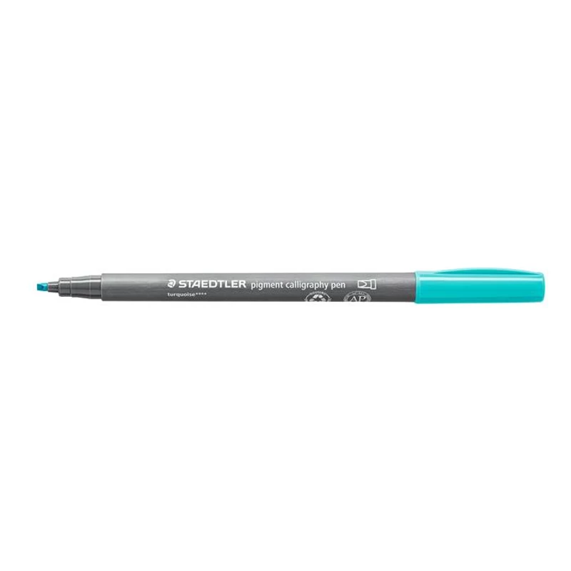 Kalligrafikus filctoll készlet, 2 mm, STAEDTLER "Pigment 375", 12 különböző szín