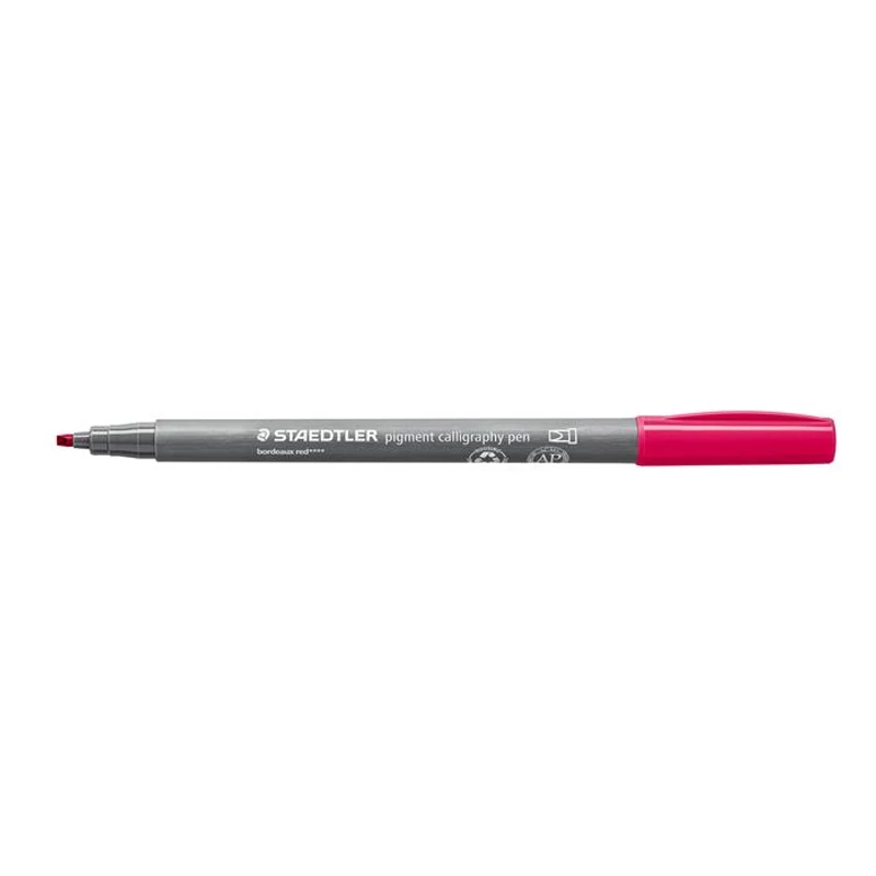 Kalligrafikus filctoll készlet, 2 mm, STAEDTLER "Pigment 375", 12 különböző szín