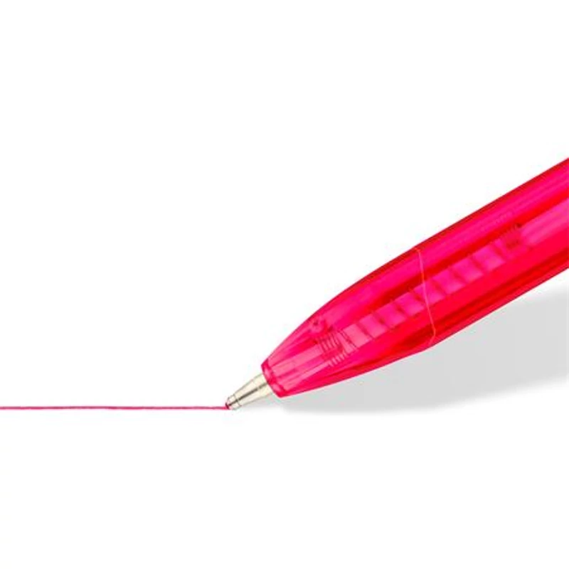 Golyóstoll, 1 mm, nyomógombos, STAEDTLER "Ball 423 M", piros,Golyóstoll, 1 mm, nyomógombos, STAEDTLER "Ball 423 M", piros,Golyóstoll, 1 mm, nyomógombos, STAEDTLER "Ball 423 M", piros