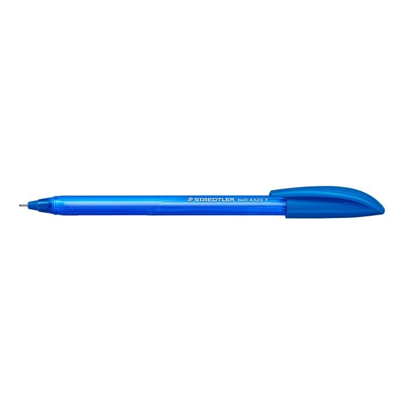 Golyóstoll, 0,3 mm, kupakos, STAEDTLER "Ball 432", kék,Golyóstoll, 0,3 mm, kupakos, STAEDTLER "Ball 432", kék