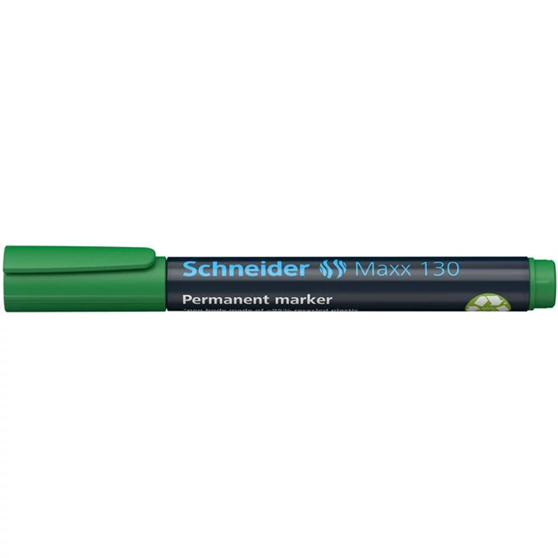 Alkoholos marker, 1-3 mm, kúpos, SCHNEIDER "Maxx 130", zöld