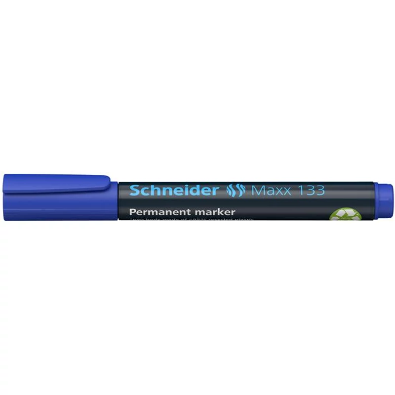 Alkoholos marker, 1-4 mm, vágott, SCHNEIDER "Maxx 133", kék