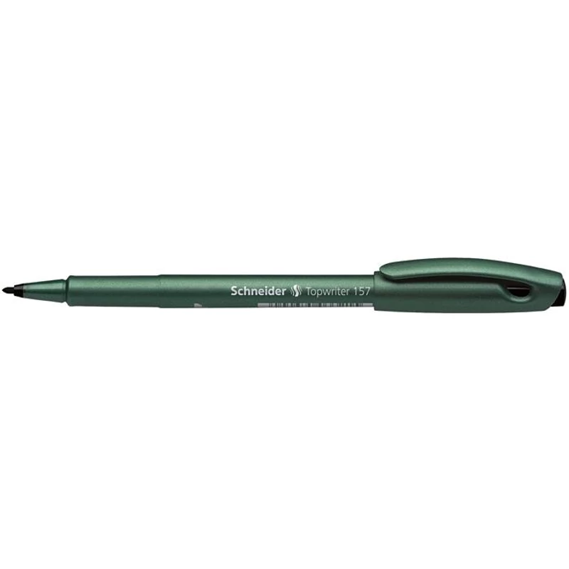 Filctoll, 0,8 mm, SCHNEIDER "Topwriter 157", fekete