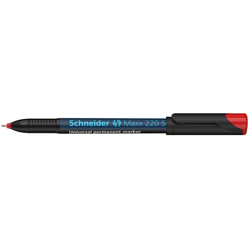 Alkoholos marker, OHP, 0,4 mm, SCHNEIDER "Maxx 220 S", piros
