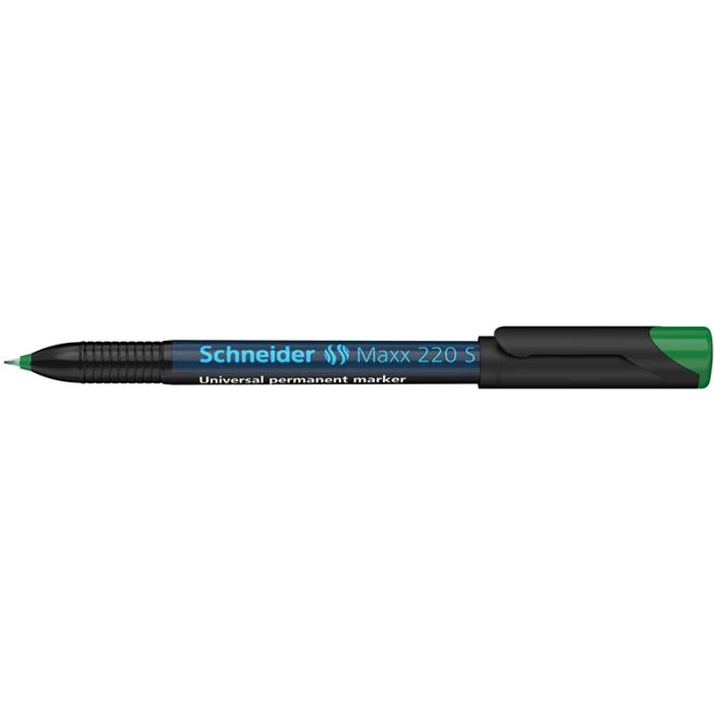 Alkoholos marker, OHP, 0,4 mm, SCHNEIDER "Maxx 220 S", zöld