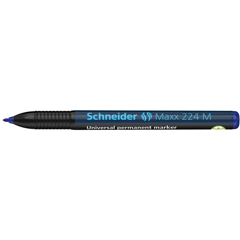 Alkoholos marker, OHP, 1 mm, SCHNEIDER "Maxx 224 M", kék