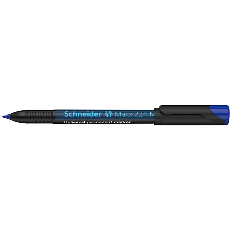 Alkoholos marker, OHP, 1 mm, SCHNEIDER "Maxx 224 M", kék