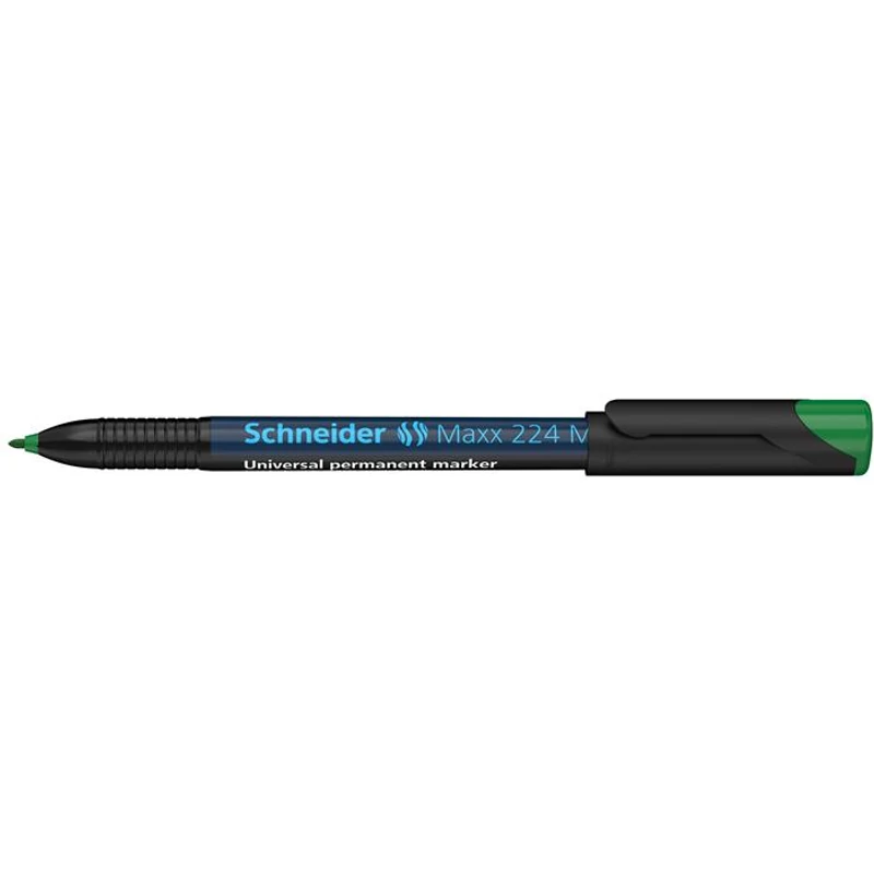 Alkoholos marker, OHP, 1 mm, SCHNEIDER "Maxx 224 M", zöld