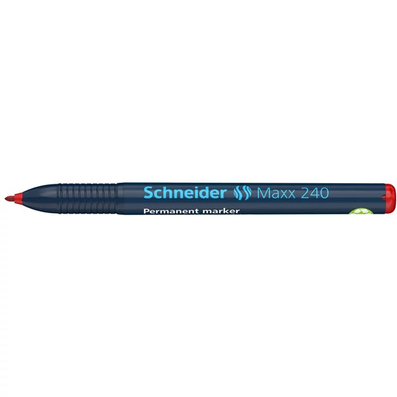 Alkoholos marker, 1-2 mm, kúpos, SCHNEIDER "Maxx 240", piros