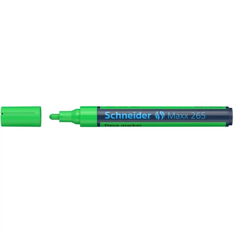 Krétamarker, 2-3 mm, SCHNEIDER "Maxx 265", világos zöld,Krétamarker, 2-3 mm, SCHNEIDER "Maxx 265", világos zöld