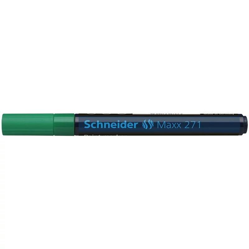Lakkmarker, 1-2 mm, SCHNEIDER "Maxx 271", zöld