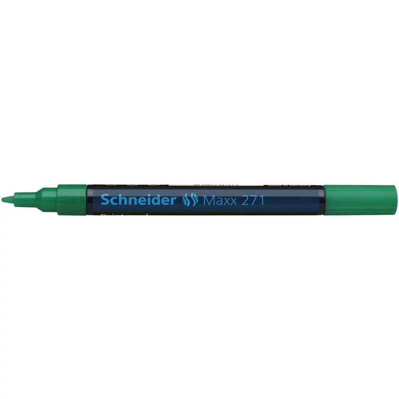Lakkmarker, 1-2 mm, SCHNEIDER "Maxx 271", zöld