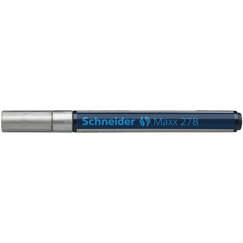 Lakkmarker, 0,8 mm, SCHNEIDER "Maxx 278", ezüst
