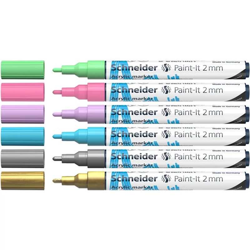 Dekormarker készlet, akril, 2 mm, SCHNEIDER "Paint-It 310", 6 különböző szín,Dekormarker készlet, akril, 2 mm, SCHNEIDER "Paint-It 310", 6 különböző szín,Dekormarker készlet, akril, 2 mm, SCHNEIDER "Paint-It 310", 6 különböző szín,Dekormarker készlet, akril, 2 mm, SCHNEIDER "Paint-It 310", 6 különböző szín