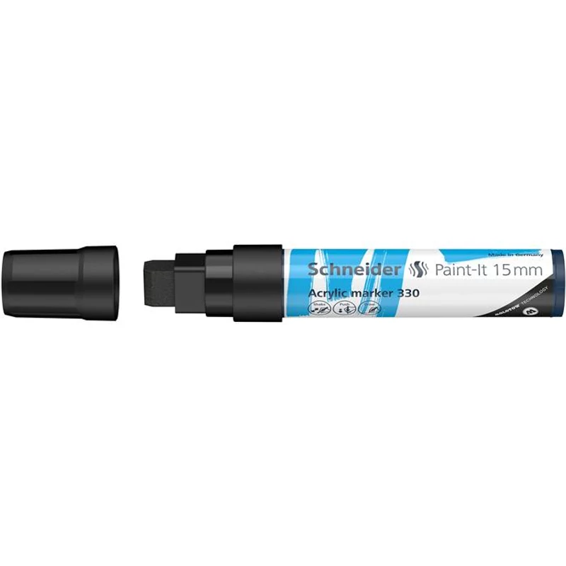 Dekormarker, akril, 15 mm, SCHNEIDER "Paint-It 330", fekete,Dekormarker, akril, 15 mm, SCHNEIDER "Paint-It 330", fekete,Dekormarker, akril, 15 mm, SCHNEIDER "Paint-It 330", fekete,Dekormarker, akril, 15 mm, SCHNEIDER "Paint-It 330", fekete