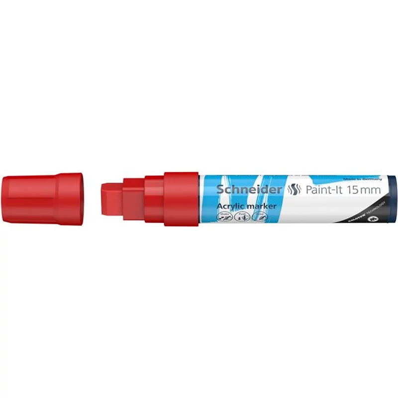 Dekormarker, akril, 15 mm, SCHNEIDER "Paint-It 330", piros,Dekormarker, akril, 15 mm, SCHNEIDER "Paint-It 330", piros,Dekormarker, akril, 15 mm, SCHNEIDER "Paint-It 330", piros