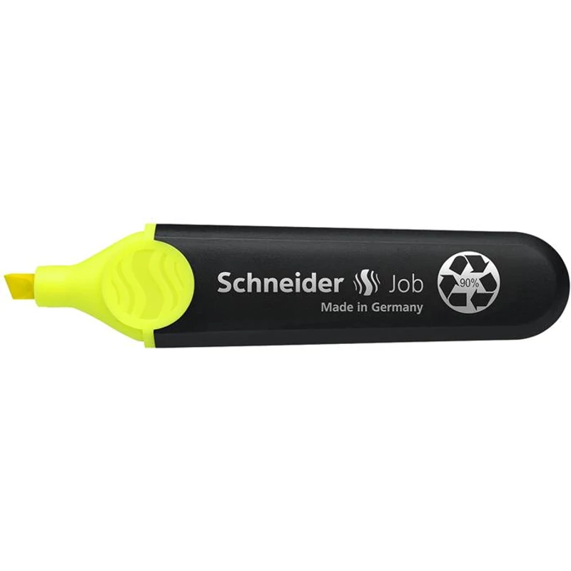 Szövegkiemelő, 1-5 mm, SCHNEIDER "Job 150", sárga