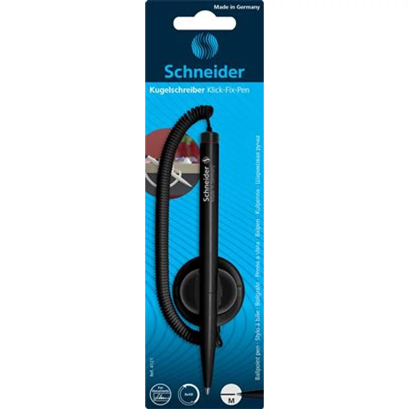Ügyféltoll, SCHNEIDER "Klick-Fix Pen", fekete,Ügyféltoll, SCHNEIDER "Klick-Fix Pen", fekete,Ügyféltoll, SCHNEIDER "Klick-Fix Pen", fekete