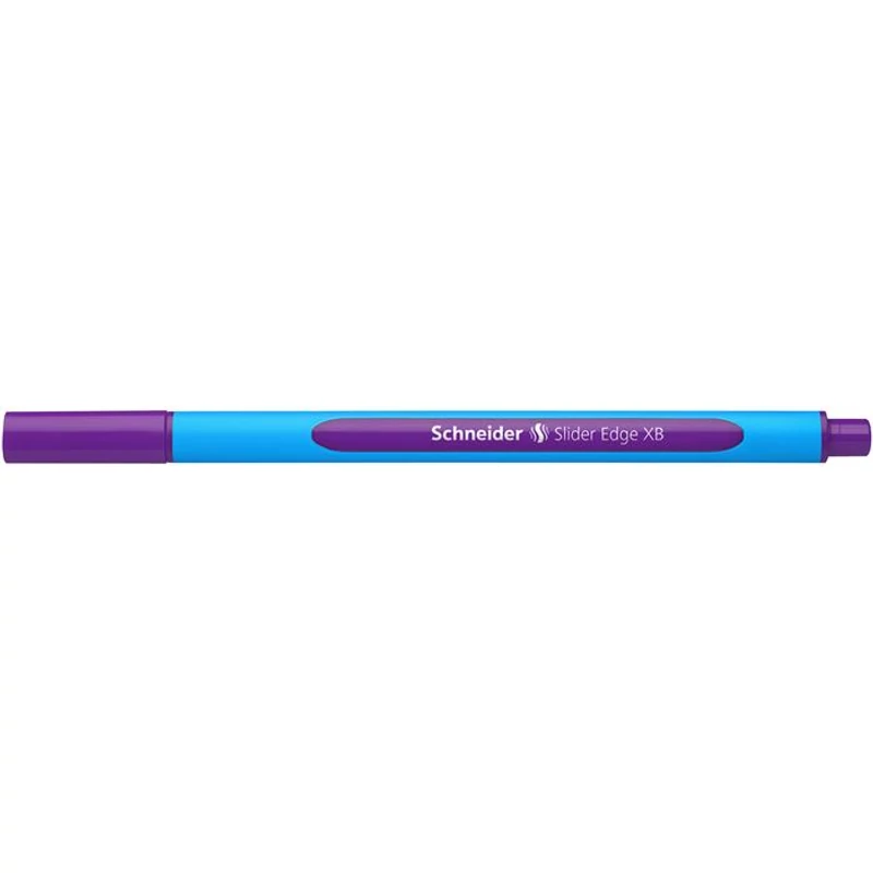 Golyóstoll, 0,7 mm, kupakos, SCHNEIDER "Slider Edge XB", lila