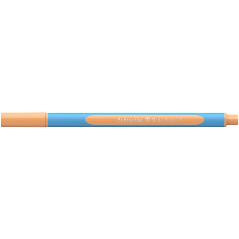 Golyóstoll, 0,7 mm, kupakos, SCHNEIDER "Slider Edge XB Pastel", barack