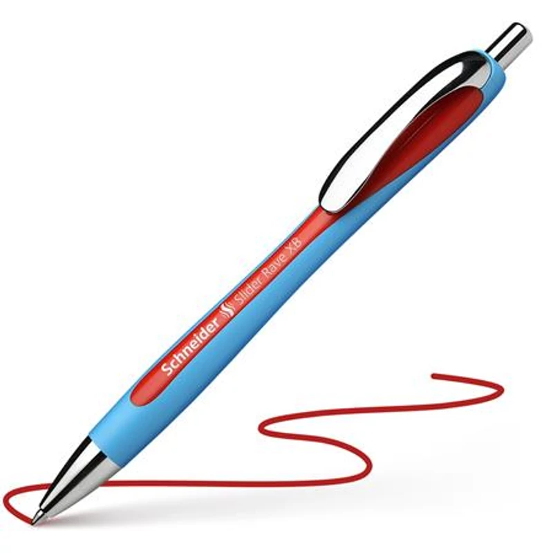 Golyóstoll, 0,7 mm, nyomógombos, SCHNEIDER "Slider Rave XB", piros,Golyóstoll, 0,7 mm, nyomógombos, SCHNEIDER "Slider Rave XB", piros,Golyóstoll, 0,7 mm, nyomógombos, SCHNEIDER "Slider Rave XB", piros