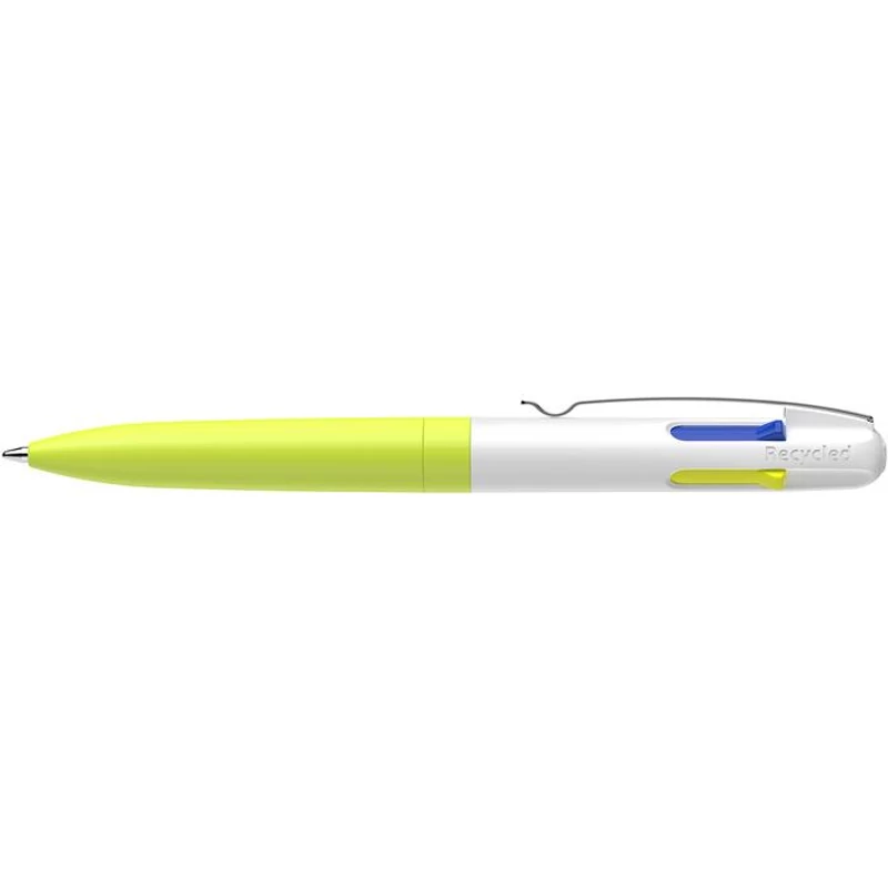 Golyóstoll, 0,5 mm, nyomógombos, négyszínű, SCHNEIDER "Take 4 Neon", sárga-fehér,Golyóstoll, 0,5 mm, nyomógombos, négyszínű, SCHNEIDER "Take 4 Neon", sárga-fehér,Golyóstoll, 0,5 mm, nyomógombos, négyszínű, SCHNEIDER "Take 4 Neon", sárga-fehér