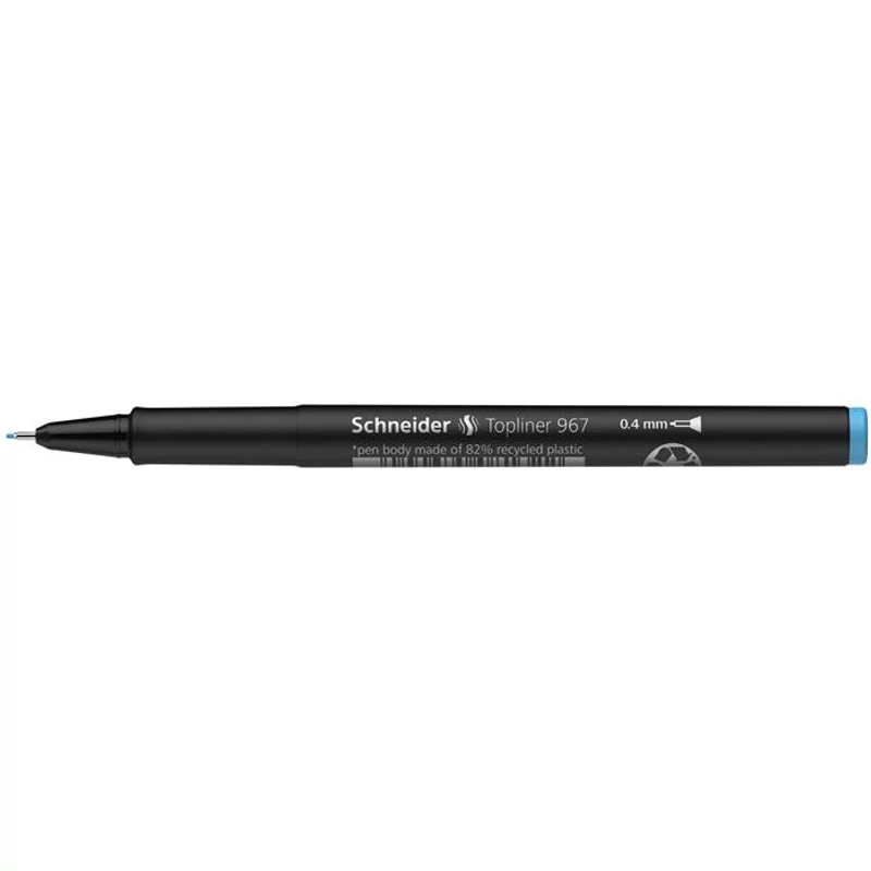 Tűfilc, 0,4 mm, SCHNEIDER "Topliner 967", türkiz