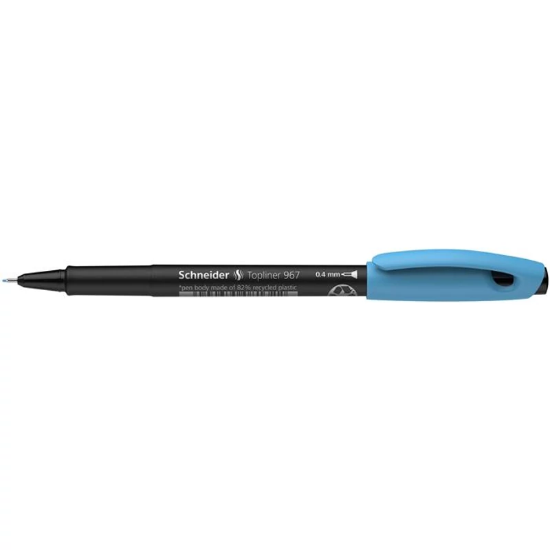 Tűfilc, 0,4 mm, SCHNEIDER "Topliner 967", türkiz