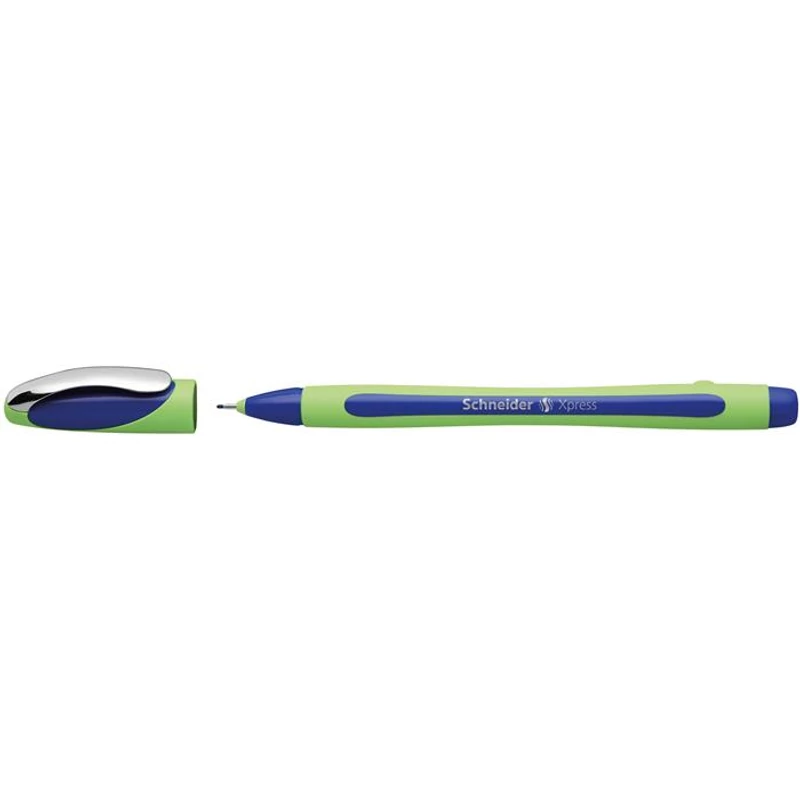 Tűfilc, 0,8 mm, SCHNEIDER "Xpress", kék,Tűfilc, 0,8 mm, SCHNEIDER "Xpress", kék