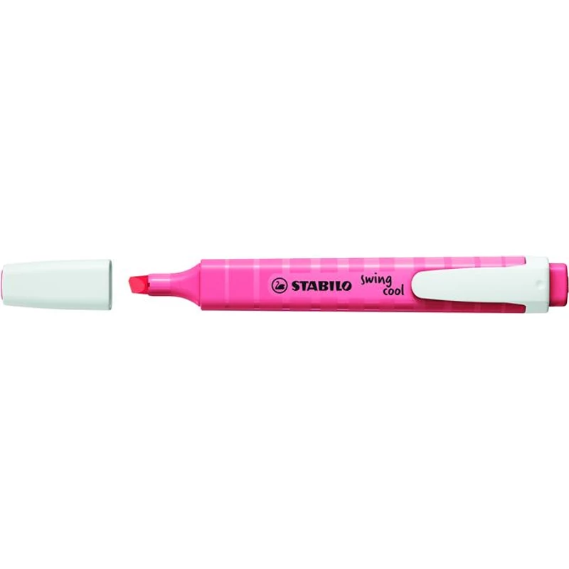Szövegkiemelő, 1-4 mm, STABILO "Swing Cool Pastel", cseresznyevirág