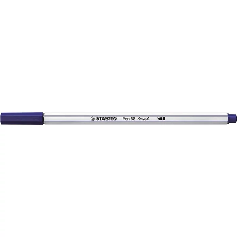 Ecsetirón, STABILO "Pen 68 brush", sötétkék