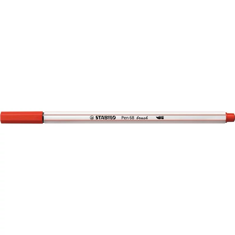 Ecsetirón, STABILO "Pen 68 brush", piros