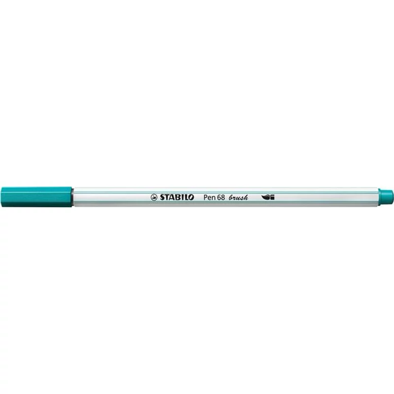 Ecsetirón, STABILO "Pen 68 brush", türkizkék