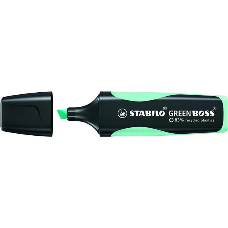 Szövegkiemelő, 2-5 mm, STABILO "Green Boss Pastel", türkiz