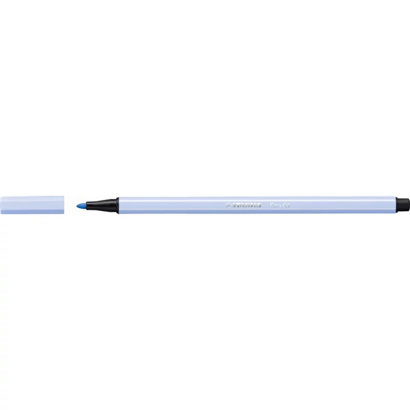 Filctoll, 1 mm, STABILO "Pen 68", jégkék