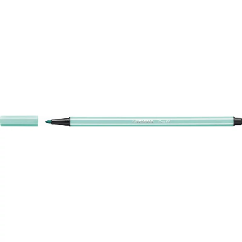 Filctoll, 1 mm, STABILO "Pen 68", jégzöld