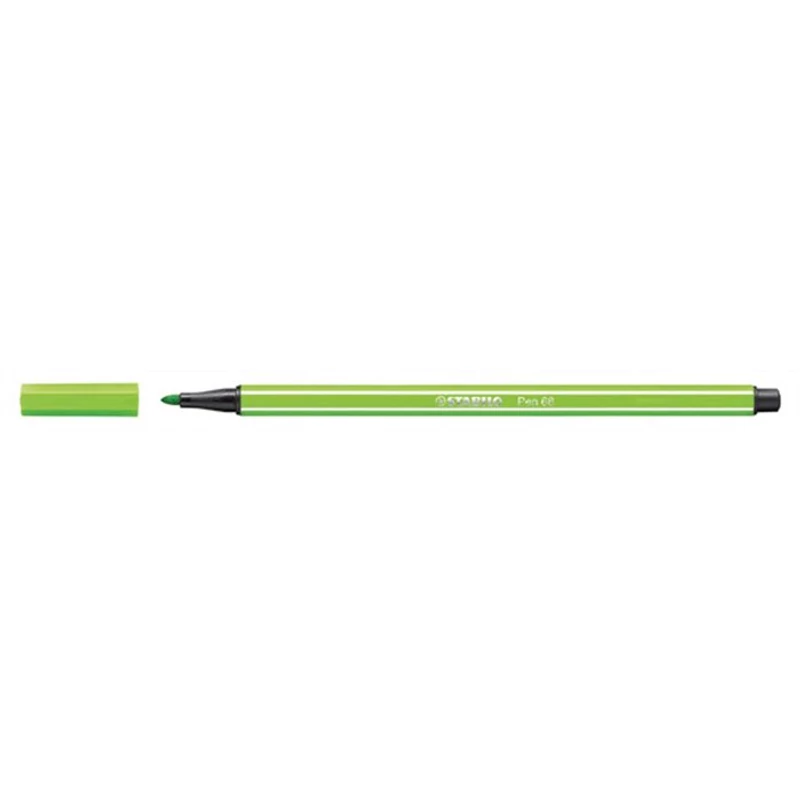 Filctoll, 1 mm, STABILO "Pen 68", világoszöld