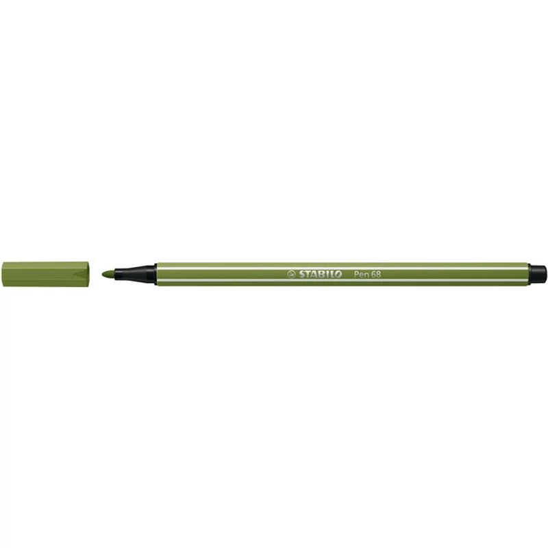 Filctoll, 1 mm, STABILO "Pen 68", mohazöld