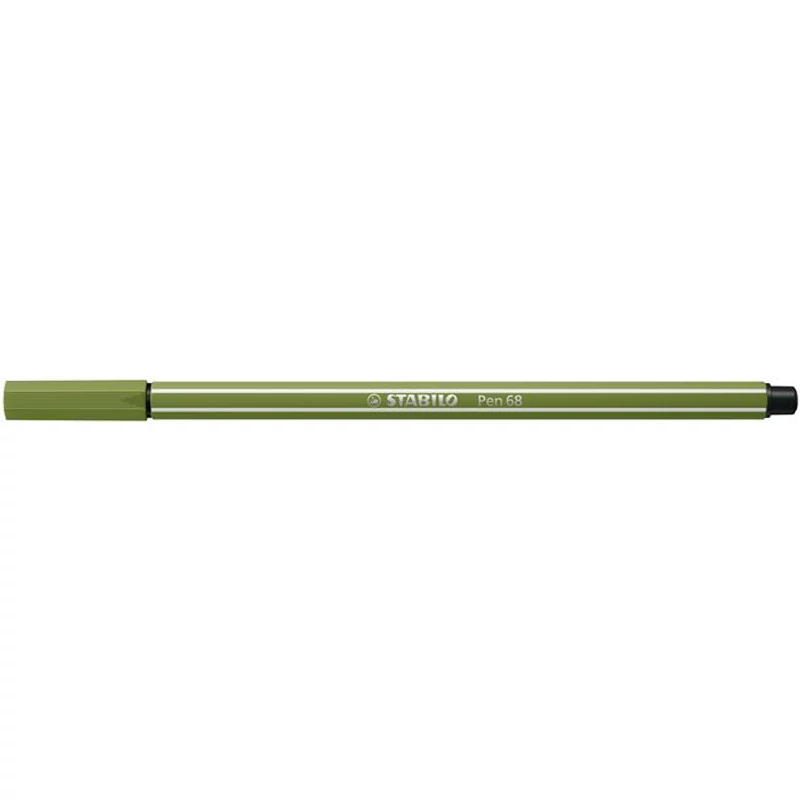 Filctoll, 1 mm, STABILO "Pen 68", mohazöld