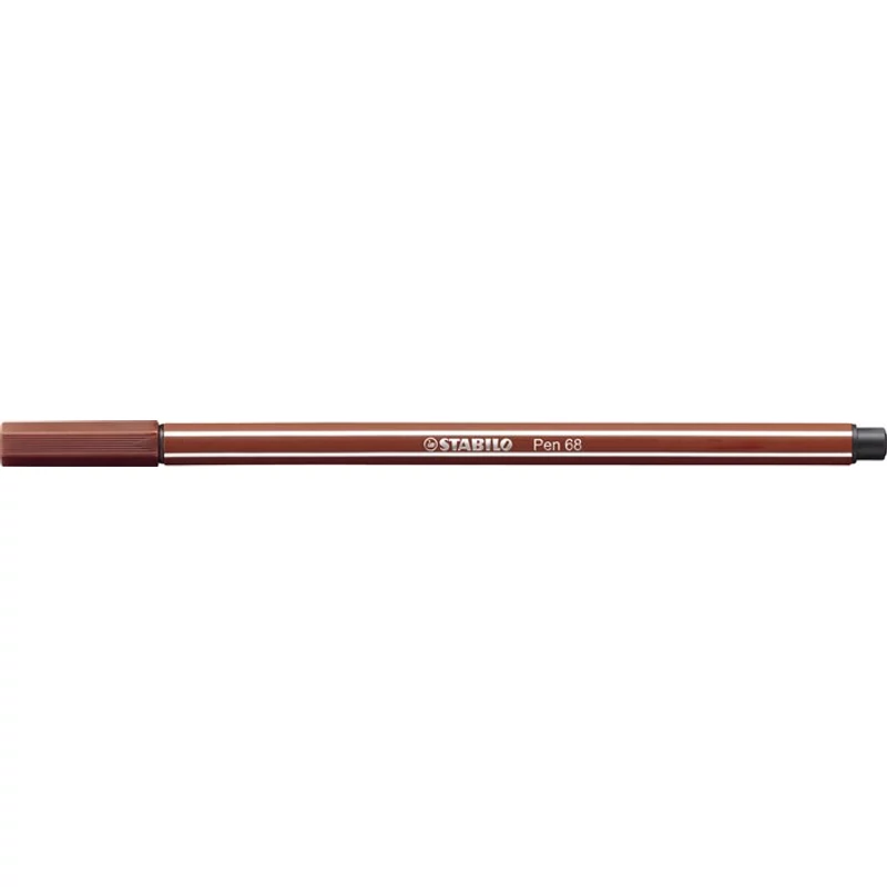 Filctoll, 1 mm, STABILO "Pen 68", téglavörös