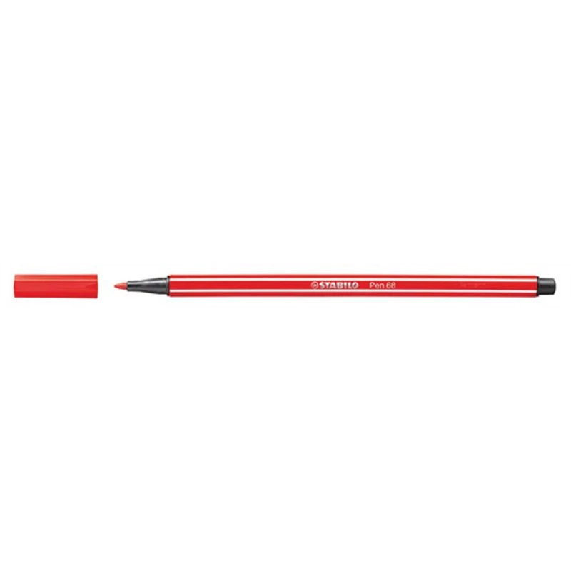 Filctoll, 1 mm, STABILO "Pen 68", kármin piros