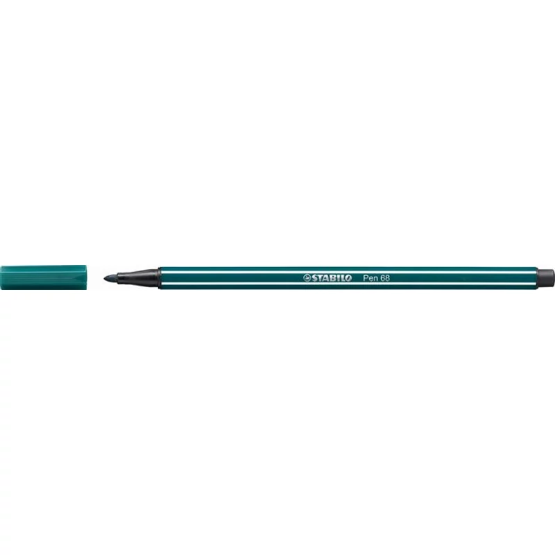 Filctoll, 1 mm, STABILO "Pen 68", türkizzöld
