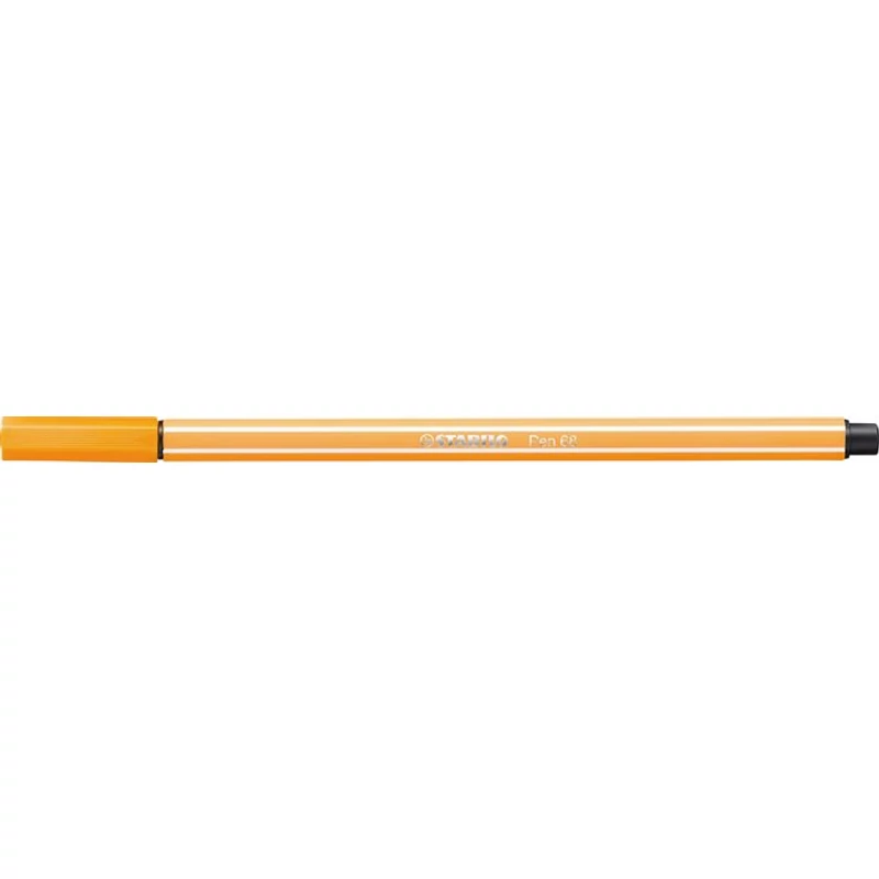 Filctoll, 1 mm, STABILO "Pen 68", narancssárga