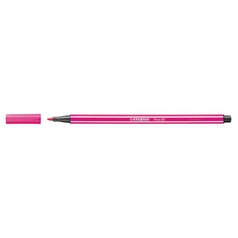 Filctoll, 1 mm, STABILO "Pen 68", rózsaszín