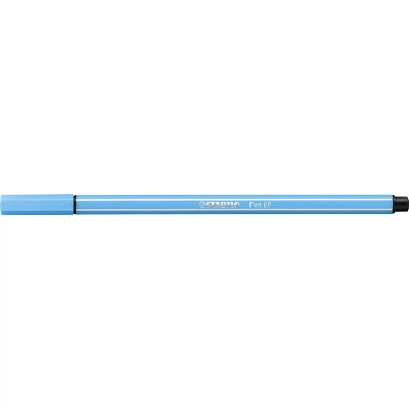 Filctoll, 1 mm, STABILO "Pen 68", azúrkék
